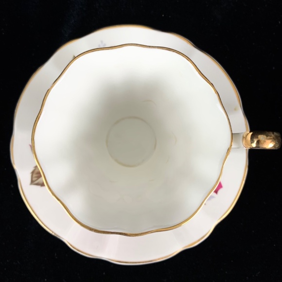 Vtg Royal Adderley Red Rose Cup and Saucer Ridgeway Pottery Excellent Condition - Picture 9 of 10